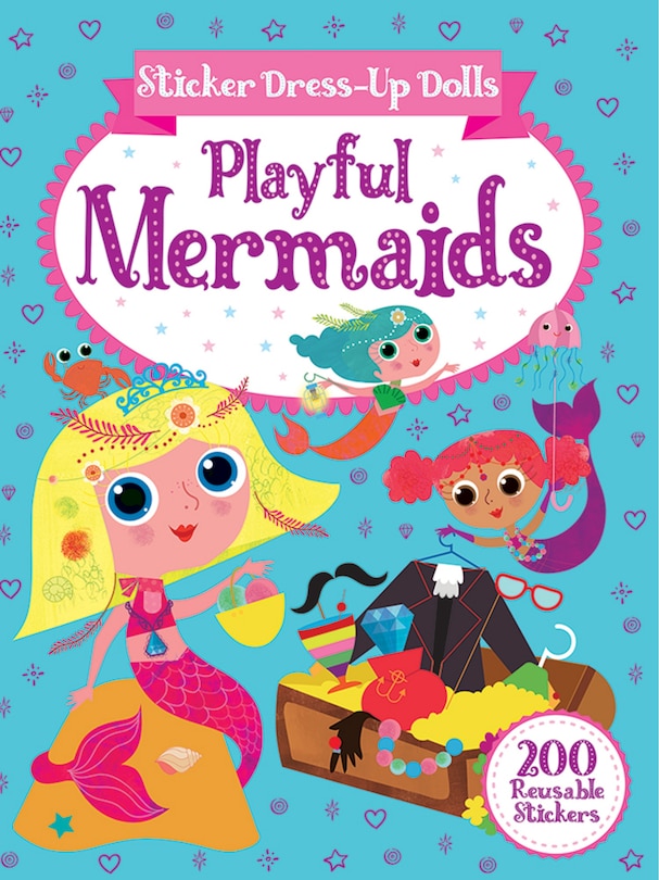 Front cover_Sticker Dress-Up Dolls Playful Mermaids