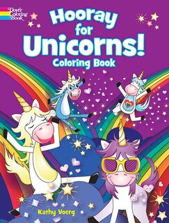 Front cover_Hooray for Unicorns! Coloring Book