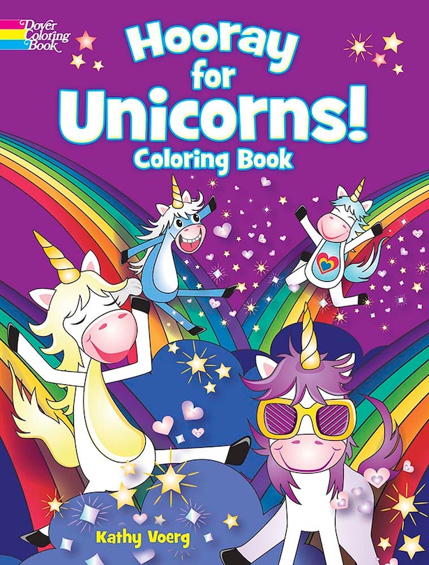 Front cover_Hooray for Unicorns! Coloring Book