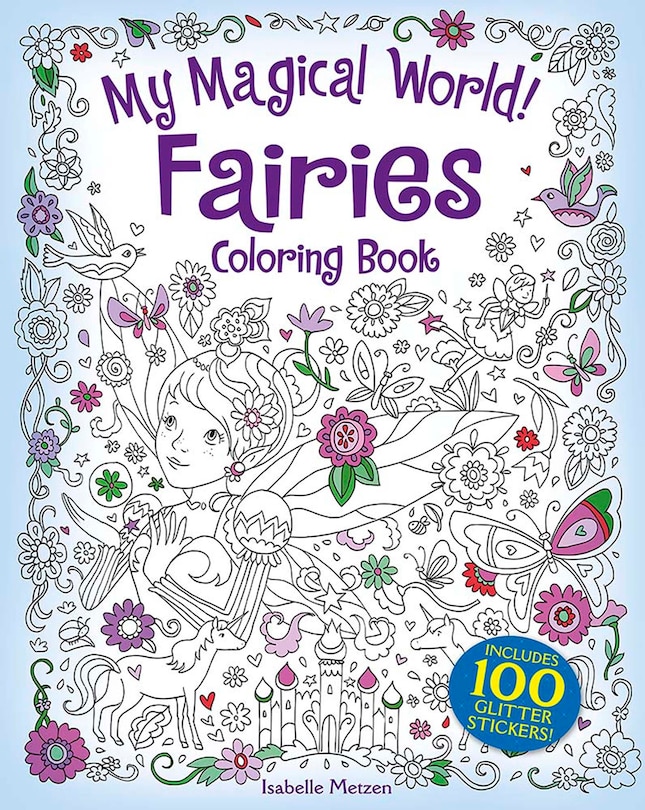 Front cover_My Magical World! Fairies Coloring Book