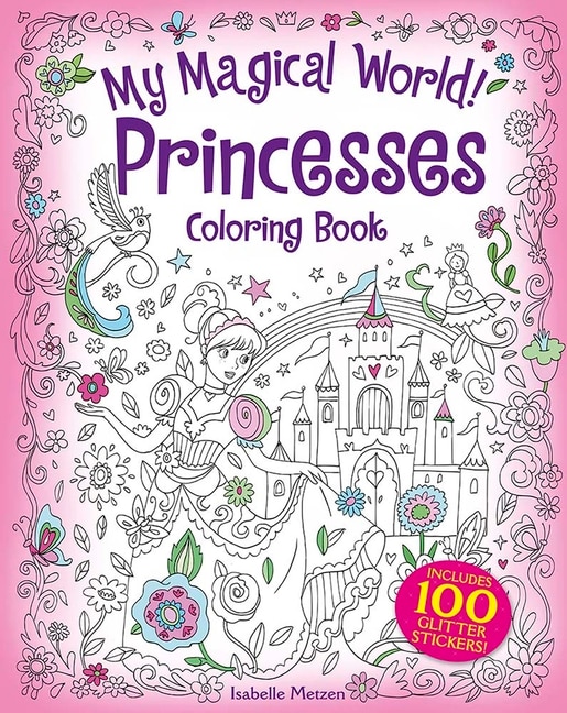 Front cover_My Magical World! Princesses Coloring Book