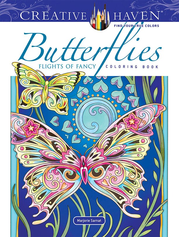 Front cover_Creative Haven Butterflies Flights of Fancy Coloring Book