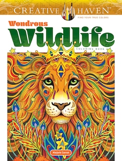 Front cover_Creative Haven Wondrous Wildlife Coloring Book