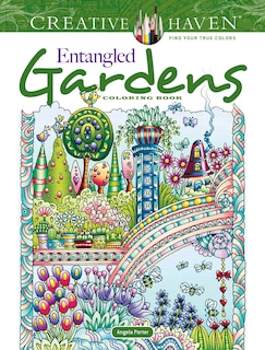 Front cover_Creative Haven Entangled Gardens Coloring Book