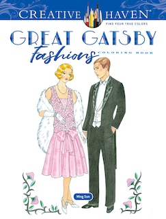 Front cover_Creative Haven the Great Gatsby Fashions Coloring Book