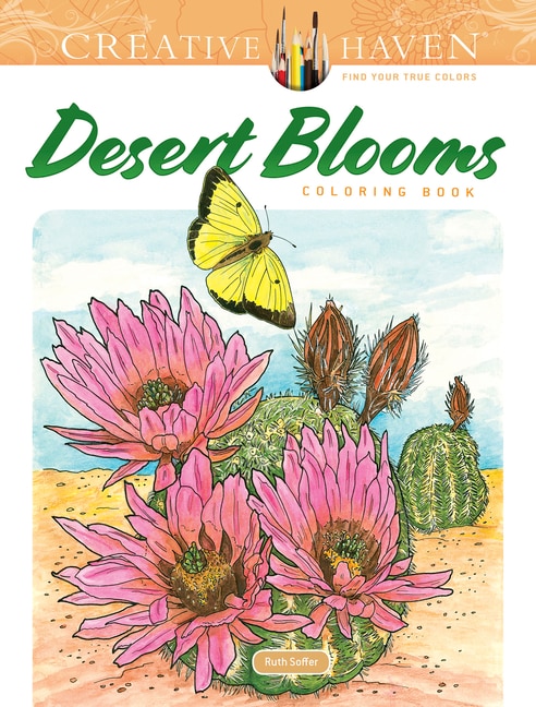 Front cover_Creative Haven Desert Blooms Coloring Book