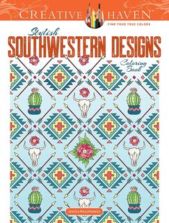 Couverture_Creative Haven Stylish Southwestern Designs Coloring Book
