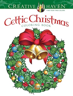Front cover_Creative Haven Celtic Christmas Coloring Book
