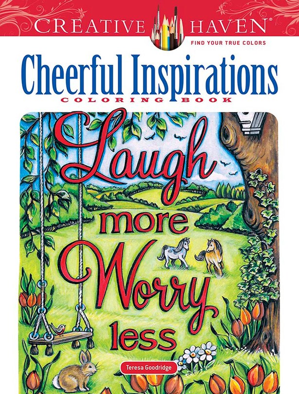 Front cover_Creative Haven Cheerful Inspirations Coloring Book