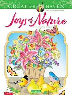 Front cover_Creative Haven Joys of Nature Coloring Book
