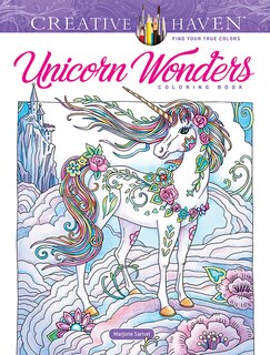 Front cover_Creative Haven Unicorn Wonders Coloring Book