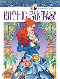Front cover_Creative Haven Gothic Fantasy Coloring Book