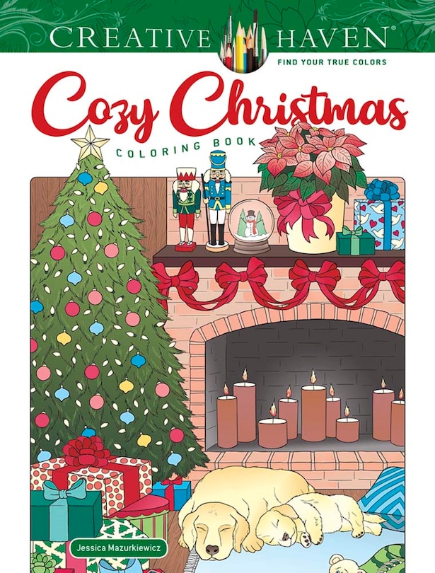 Front cover_Creative Haven Cozy Christmas Coloring Book