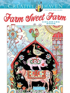 Couverture_Creative Haven Farm Sweet Farm Coloring Book