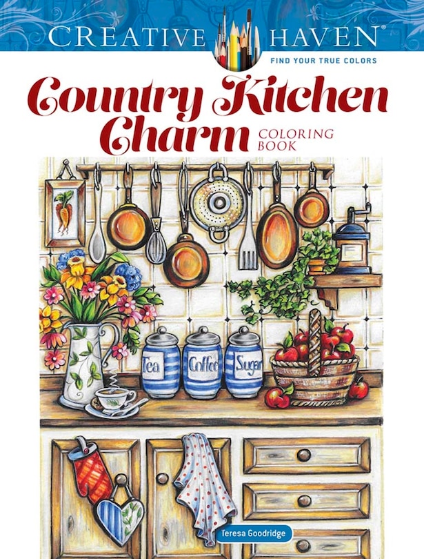 Couverture_Creative Haven Country Kitchen Charm Coloring Book