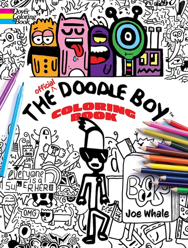 Front cover_The Official Doodle Boy(tm) Coloring Book