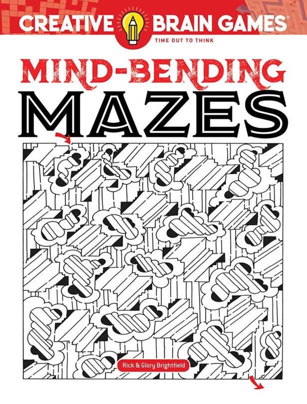 Front cover_Creative Brain Games Mind-Bending Mazes