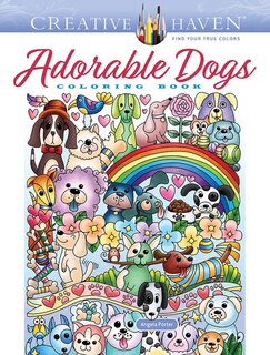 Couverture_Creative Haven Adorable Dogs Coloring Book