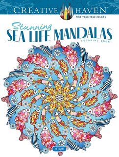 Front cover_Creative Haven Stunning Sea Life Mandalas Coloring Book
