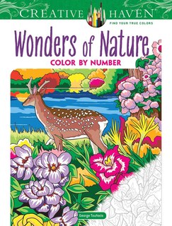 Front cover_Creative Haven Wonders of Nature Color by Number
