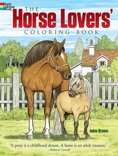 Front cover_The Horse Lovers' Coloring Book