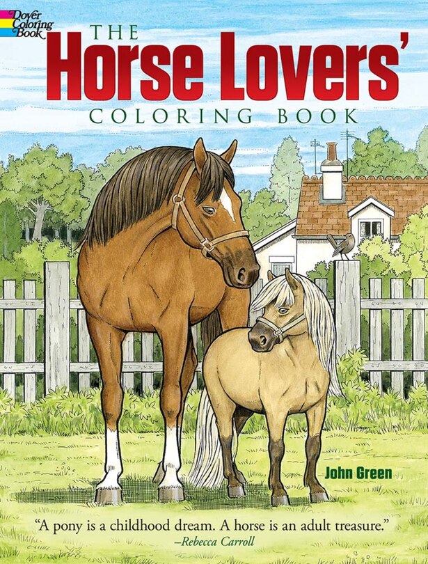 Front cover_The Horse Lovers' Coloring Book