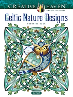 Front cover_Creative Haven Celtic Nature Designs Coloring Book