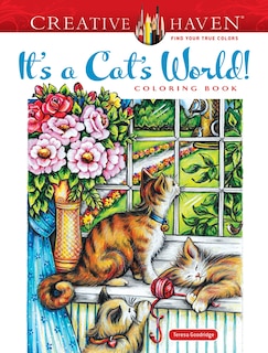Couverture_Creative Haven It's a Cat's World! Coloring Book