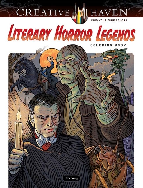 Couverture_Creative Haven Literary Horror Legends Coloring Book