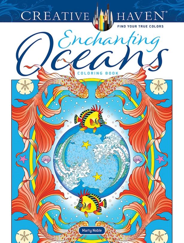 Couverture_Creative Haven Enchanting Oceans Coloring Book
