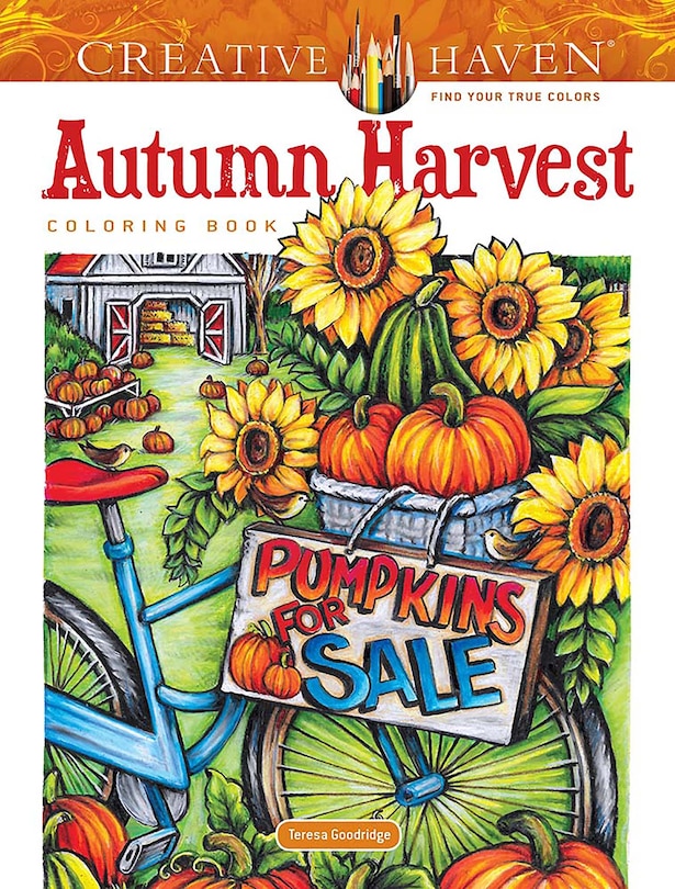 Couverture_Creative Haven Autumn Harvest Coloring Book