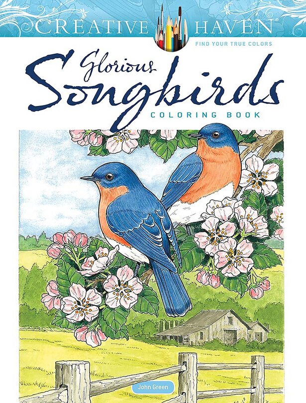 Front cover_Creative Haven Glorious Songbirds Coloring Book