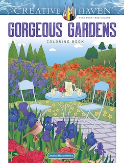 Couverture_Creative Haven Gorgeous Gardens Coloring Book