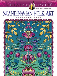 Front cover_Creative Haven Scandinavian Folk Art Coloring Book