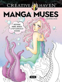 Couverture_Creative Haven Manga Muses Coloring Book