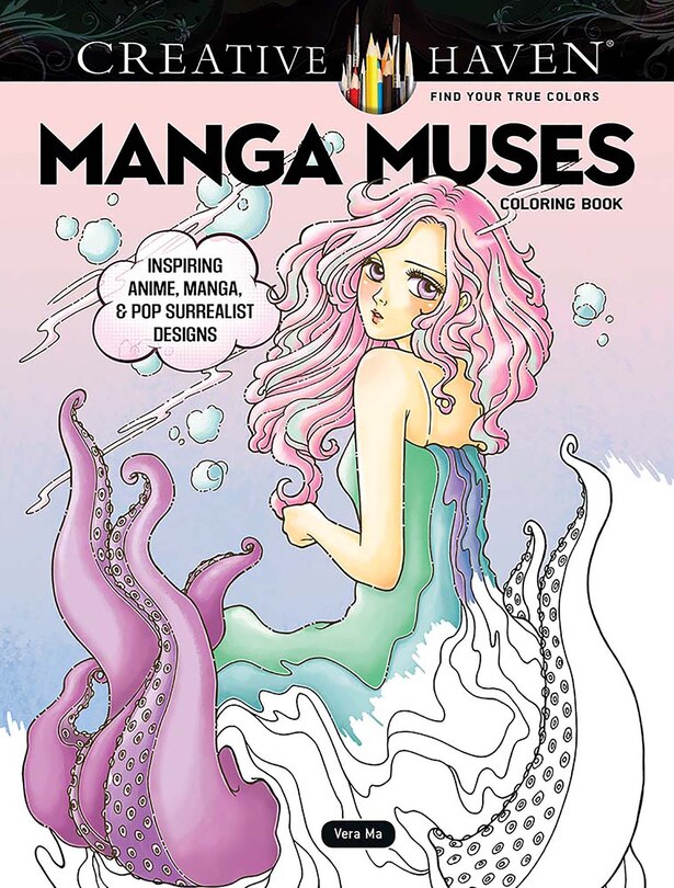 Couverture_Creative Haven Manga Muses Coloring Book