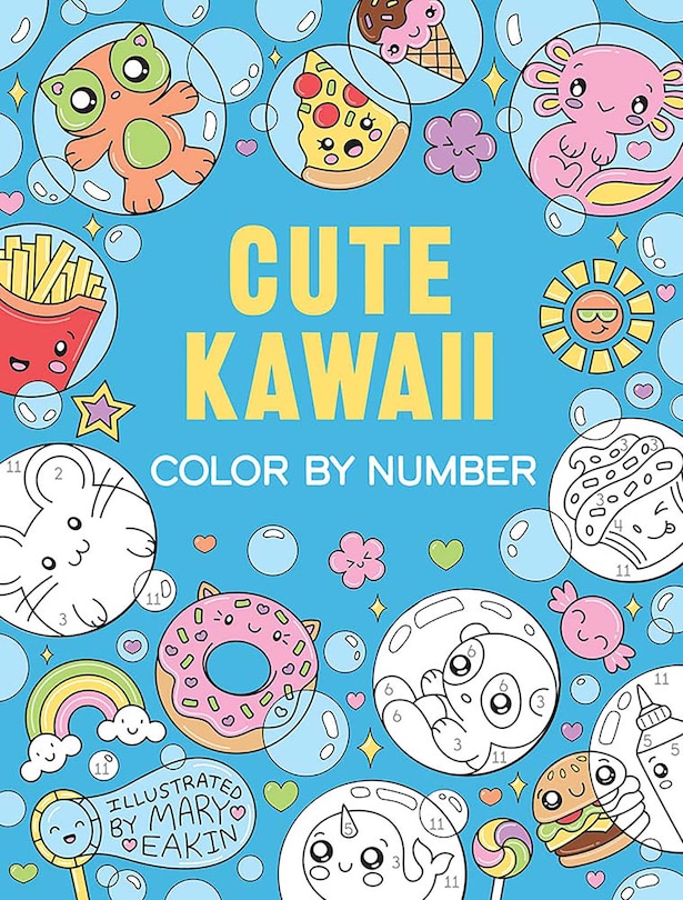Couverture_Cute Kawaii Color by Number