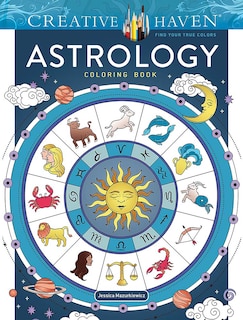 Front cover_Creative Haven Astrology Coloring Book