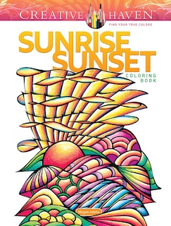 Front cover_Creative Haven Sunrise Sunset Coloring Book
