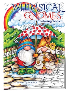 Front cover_Whimsical Gnomes Coloring Book