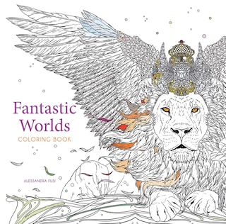 Couverture_Fantastic Worlds Coloring Book