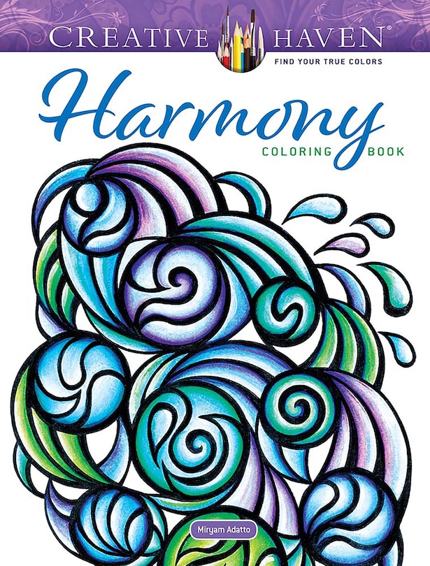 Front cover_Creative Haven Harmony Coloring Book