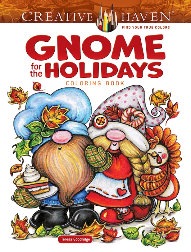 Couverture_Creative Haven Gnome for the Holidays Coloring Book