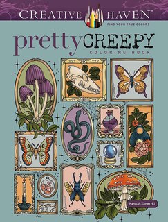 Front cover_Creative Haven Pretty Creepy Coloring Book