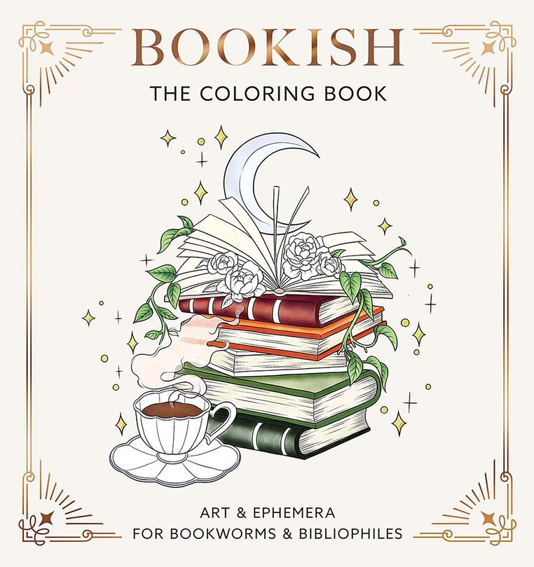Couverture_Bookish: The Coloring Book (Art & Ephemera for Bookworms & Bibliophiles)