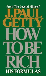 Front cover_How To Be Rich