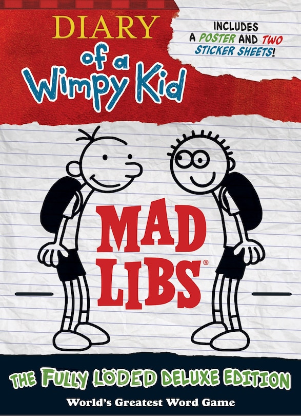 Front cover_Diary Of A Wimpy Kid Mad Libs
