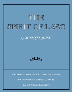 Front cover_The Spirit of Laws