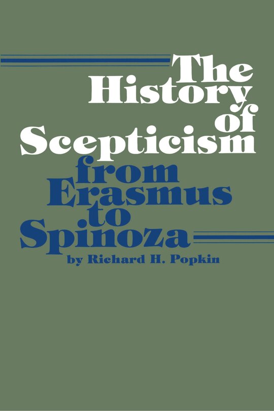 Couverture_The History of Scepticism from Erasmus to Spinoza