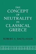 Couverture_The Concept of Neutrality in Classical Greece